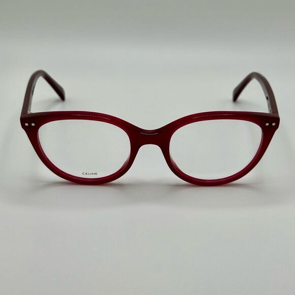 NEW Celine Women's Glasses CL50068I 52069 Burgundy